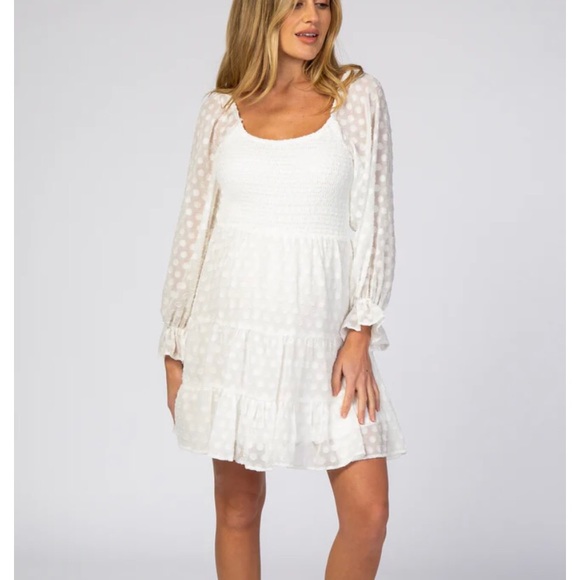 Pink blush white dress - Picture 2 of 2